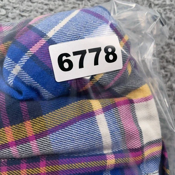 Duluth Trading Co Plaid Button-Up Women's Flannel Shirt Xl - Picture 9 of 9